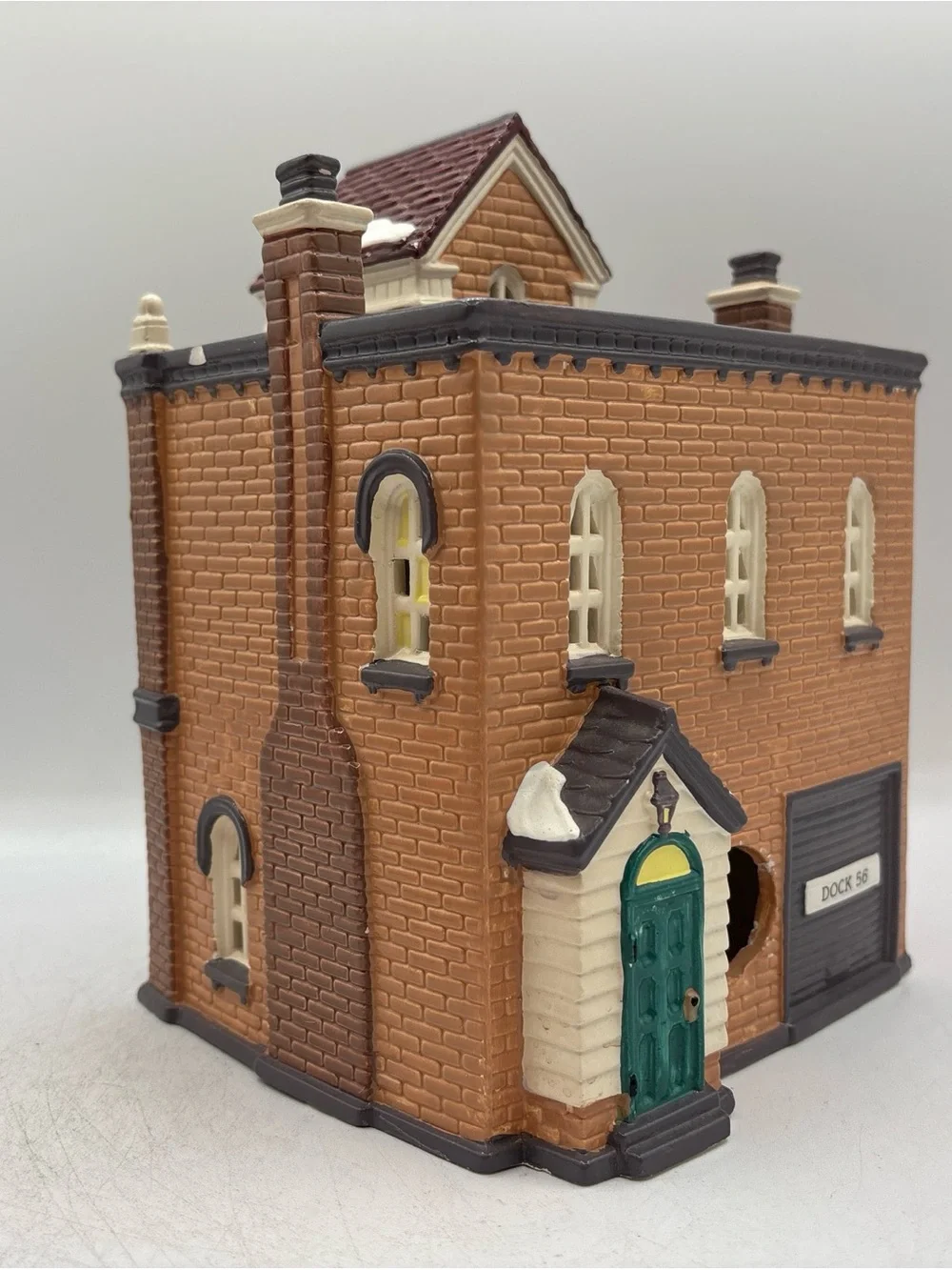 Department 56 1992 Vintage Original Snow Village Print Shop & Village News 54259